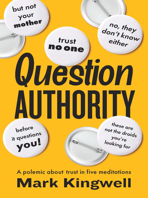 Cover image for Question Authority